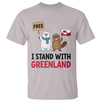 I Stand With Greenland T Shirt Anti Authoritarian Political Gag Gift
