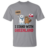 I Stand With Greenland T Shirt Anti Authoritarian Political Gag Gift