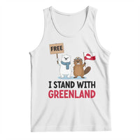 I Stand With Greenland Tank Top Anti Authoritarian Political Gag Gift