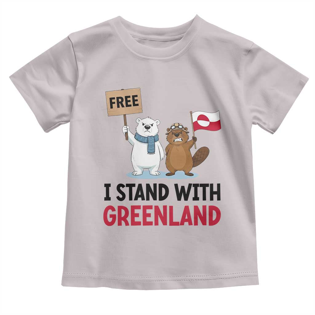 I Stand With Greenland Toddler T Shirt Anti Authoritarian Political Gag Gift