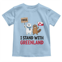 I Stand With Greenland Toddler T Shirt Anti Authoritarian Political Gag Gift