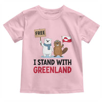 I Stand With Greenland Toddler T Shirt Anti Authoritarian Political Gag Gift