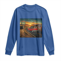Route Highway 66 Raccoon Long Sleeve Shirt Americana Road Trip