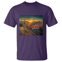 Route Highway 66 Raccoon T Shirt Americana Road Trip