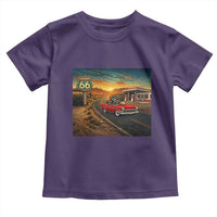 Route Highway 66 Raccoon Toddler T Shirt Americana Road Trip