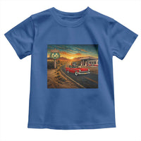 Route Highway 66 Raccoon Toddler T Shirt Americana Road Trip