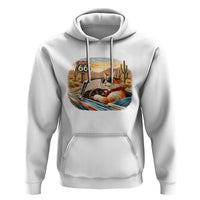 Route Highway 66 Cat Hoodie Americana Road Trip