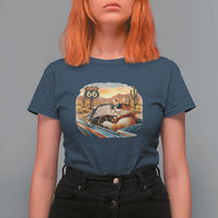 Route Highway 66 Cat T Shirt For Women Americana Road Trip
