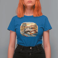 Route Highway 66 Cat T Shirt For Women Americana Road Trip