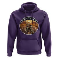 Route Highway 66 Motorcycle Cat Hoodie Road Trip Adventure