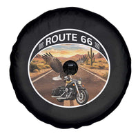 Route Highway 66 Motorcycle Eagle Spare Tire Cover Americana Adventure
