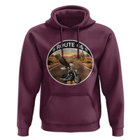 Route Highway 66 Motorcycle Eagle Hoodie Americana Adventure