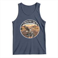 Route Highway 66 Motorcycle Eagle Tank Top Americana Adventure