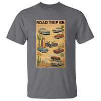 Vintage Route Highway 66 Road Trip Poster T Shirt Open Road Adventure
