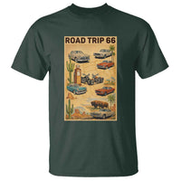 Vintage Route Highway 66 Road Trip Poster T Shirt Open Road Adventure