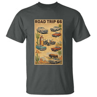 Vintage Route Highway 66 Road Trip Poster T Shirt Open Road Adventure