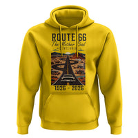 Route Highway 66 Mother Road Hoodie Vintage Distressed Road Trip Adventure