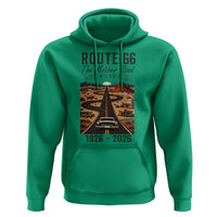 Route Highway 66 Mother Road Hoodie Vintage Distressed Road Trip Adventure