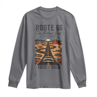 Route Highway 66 Mother Road Long Sleeve Shirt Vintage Distressed Road Trip Adventure