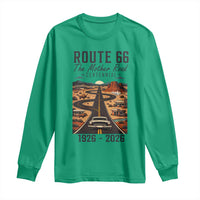 Route Highway 66 Mother Road Long Sleeve Shirt Vintage Distressed Road Trip Adventure