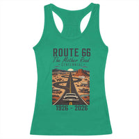 Route Highway 66 Mother Road Racerback Tank Top Vintage Distressed Road Trip Adventure