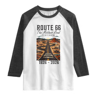 Route Highway 66 Mother Road Raglan Shirt Vintage Distressed Road Trip Adventure