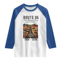 Route Highway 66 Mother Road Raglan Shirt Vintage Distressed Road Trip Adventure