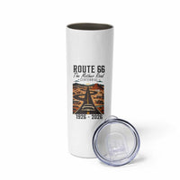 Route Highway 66 Mother Road Skinny Tumbler Vintage Distressed Road Trip Adventure