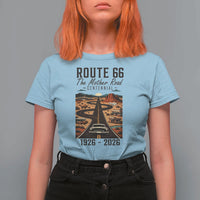 Route Highway 66 Mother Road T Shirt For Women Vintage Distressed Road Trip Adventure