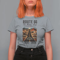 Route Highway 66 Mother Road T Shirt For Women Vintage Distressed Road Trip Adventure