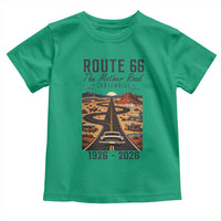Route Highway 66 Mother Road Toddler T Shirt Vintage Distressed Road Trip Adventure