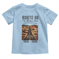 Route Highway 66 Mother Road Toddler T Shirt Vintage Distressed Road Trip Adventure