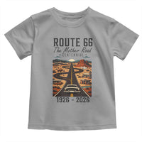 Route Highway 66 Mother Road Toddler T Shirt Vintage Distressed Road Trip Adventure