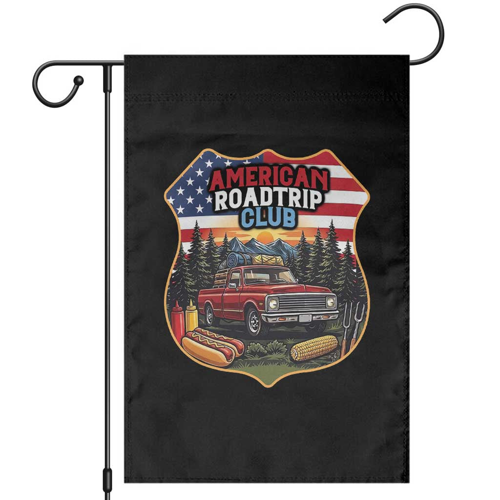 Route Highway 66 Garden Flag Vintage American Roadtrip Club Road Trip