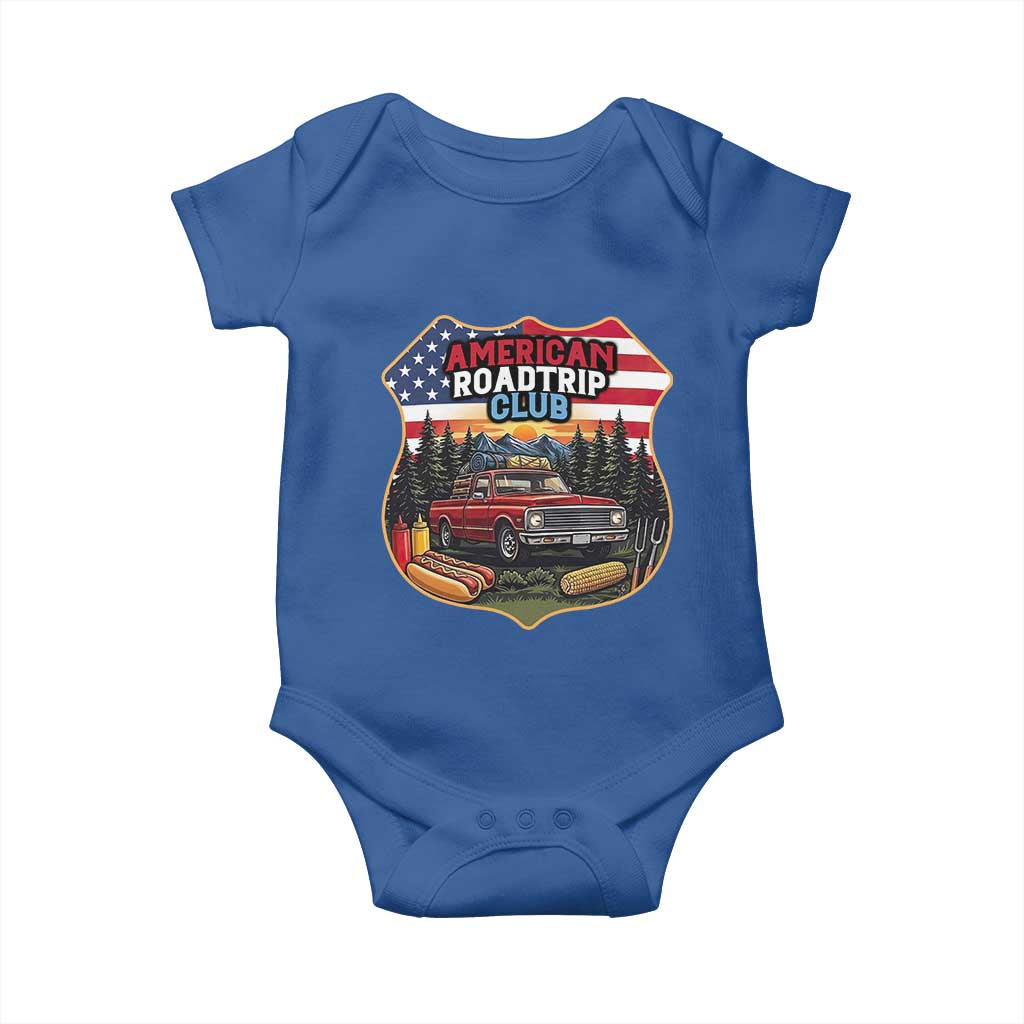 Route Highway 66 Baby Onesie Vintage American Roadtrip Club Road Trip