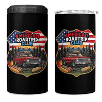Route Highway 66 4 in 1 Can Cooler Tumbler Vintage American Roadtrip Club Road Trip