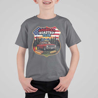Route Highway 66 T Shirt For Kid Vintage American Roadtrip Club Road Trip