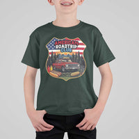 Route Highway 66 T Shirt For Kid Vintage American Roadtrip Club Road Trip
