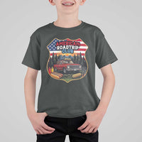 Route Highway 66 T Shirt For Kid Vintage American Roadtrip Club Road Trip