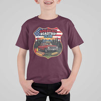 Route Highway 66 T Shirt For Kid Vintage American Roadtrip Club Road Trip