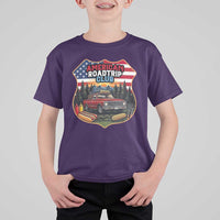 Route Highway 66 T Shirt For Kid Vintage American Roadtrip Club Road Trip