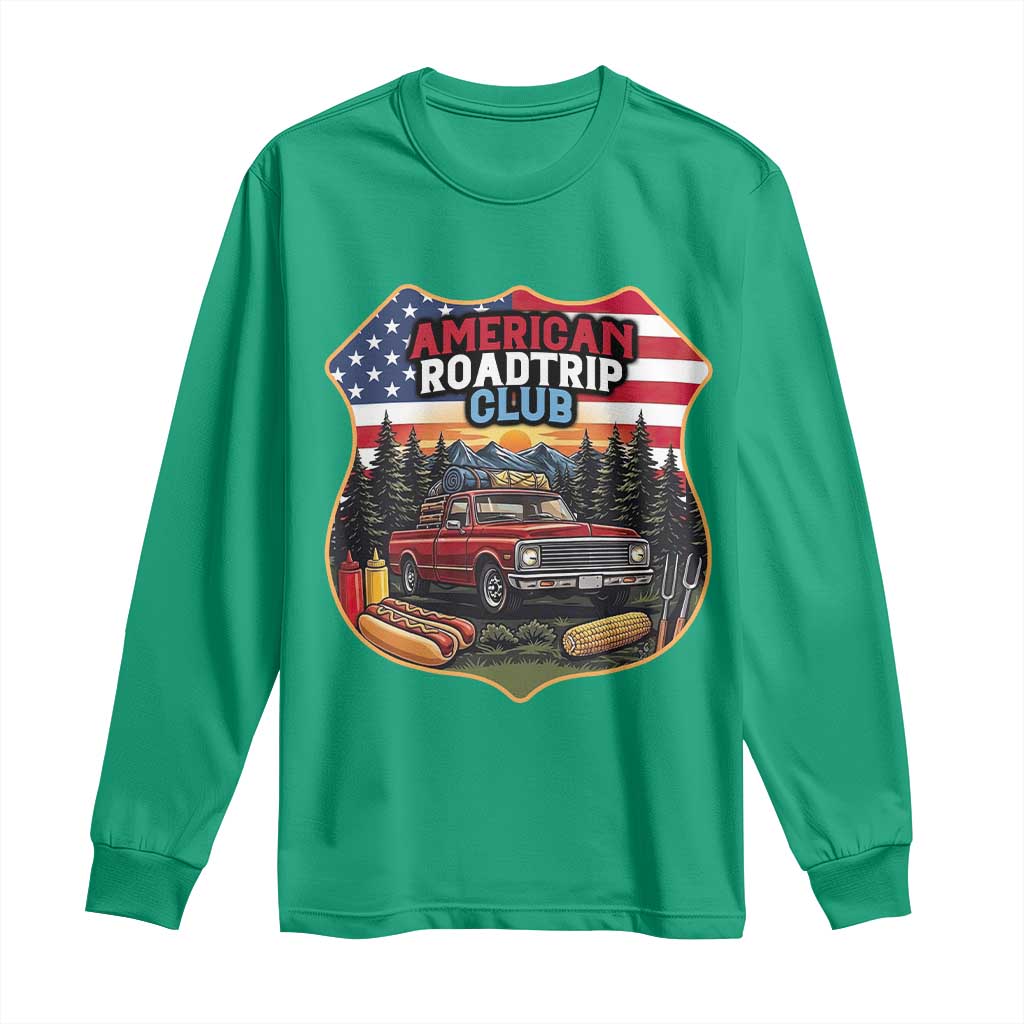 Route Highway 66 Long Sleeve Shirt Vintage American Roadtrip Club Road Trip