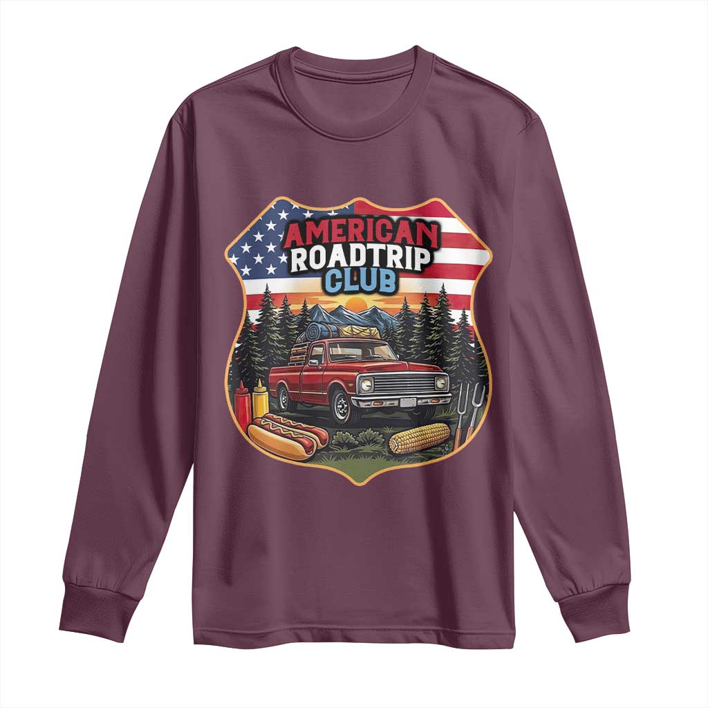 Route Highway 66 Long Sleeve Shirt Vintage American Roadtrip Club Road Trip