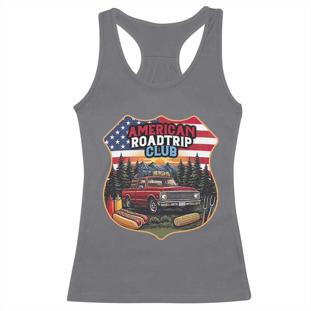 Route Highway 66 Racerback Tank Top Vintage American Roadtrip Club Road Trip