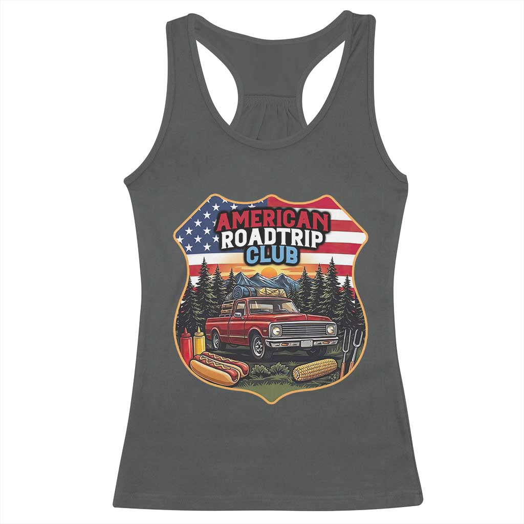 Route Highway 66 Racerback Tank Top Vintage American Roadtrip Club Road Trip