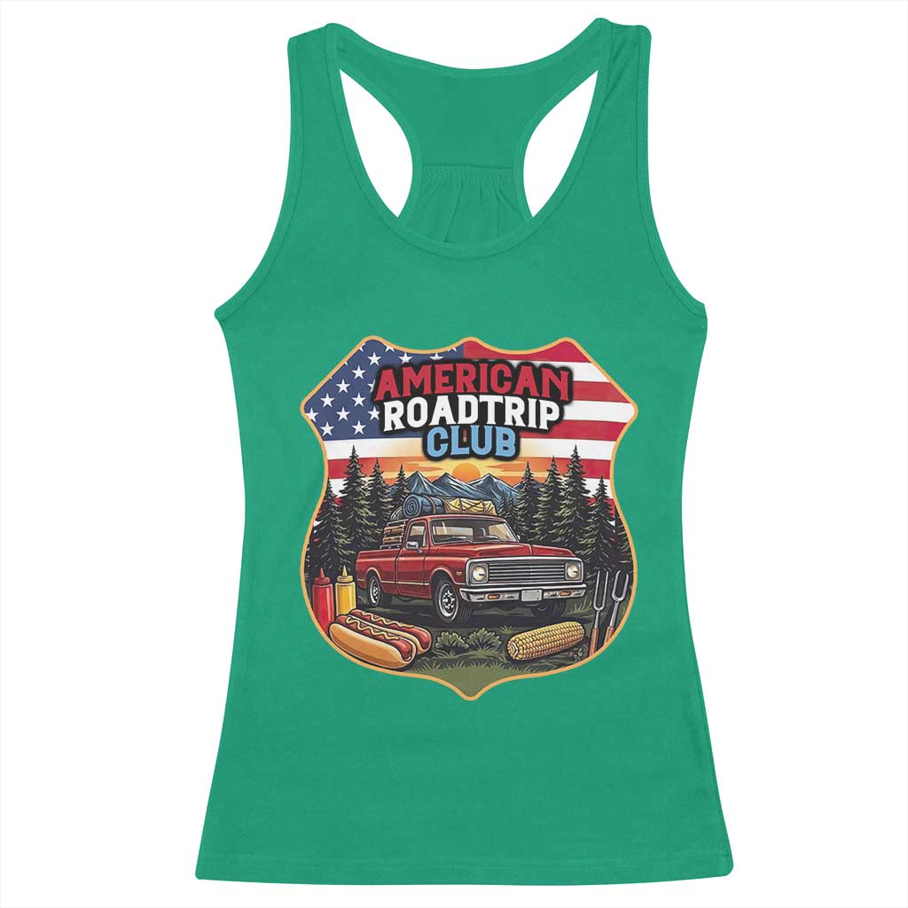 Route Highway 66 Racerback Tank Top Vintage American Roadtrip Club Road Trip