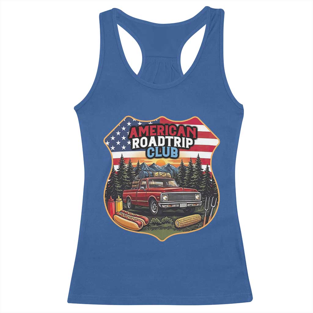 Route Highway 66 Racerback Tank Top Vintage American Roadtrip Club Road Trip