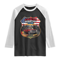 Route Highway 66 Raglan Shirt Vintage American Roadtrip Club Road Trip