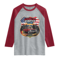 Route Highway 66 Raglan Shirt Vintage American Roadtrip Club Road Trip