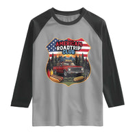 Route Highway 66 Raglan Shirt Vintage American Roadtrip Club Road Trip